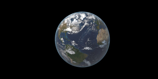 A view od Earth from space
